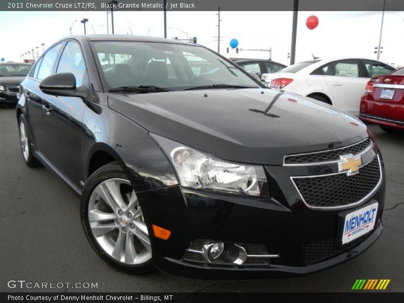 Black Granite Metallic / Jet Black 2013 Chevrolet Cruze LTZ/RS