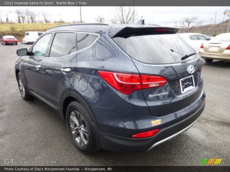 Marlin Blue / Gray 2013 Hyundai Santa Fe Sport