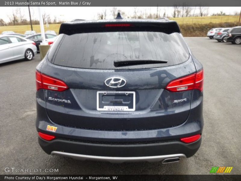 Marlin Blue / Gray 2013 Hyundai Santa Fe Sport