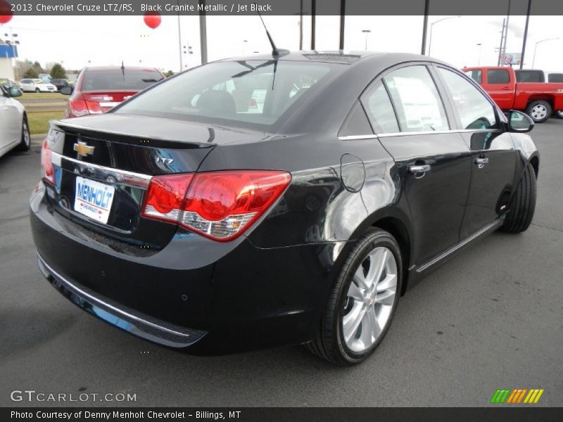 Black Granite Metallic / Jet Black 2013 Chevrolet Cruze LTZ/RS