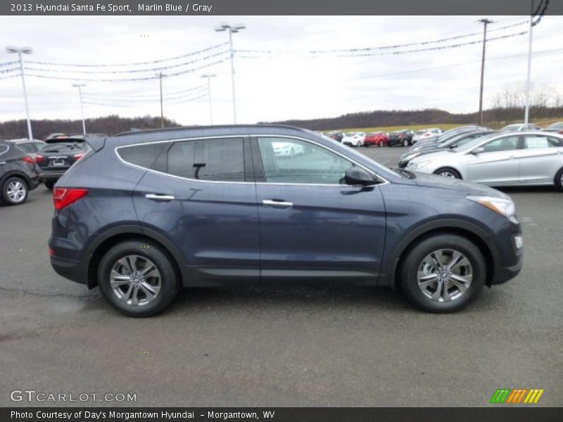 Marlin Blue / Gray 2013 Hyundai Santa Fe Sport