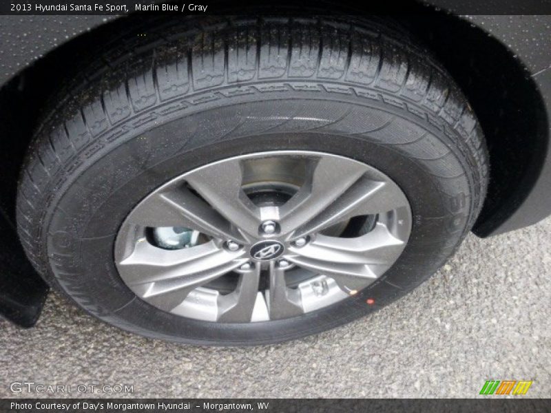 Marlin Blue / Gray 2013 Hyundai Santa Fe Sport