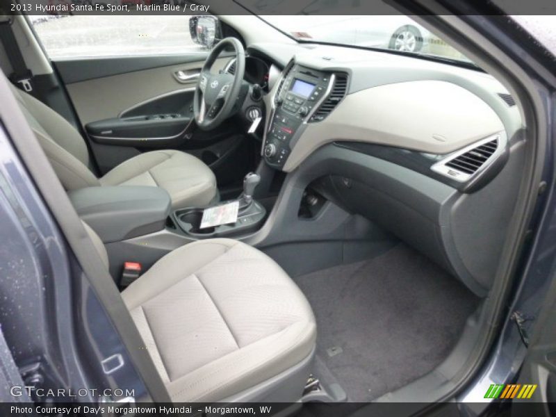 Marlin Blue / Gray 2013 Hyundai Santa Fe Sport