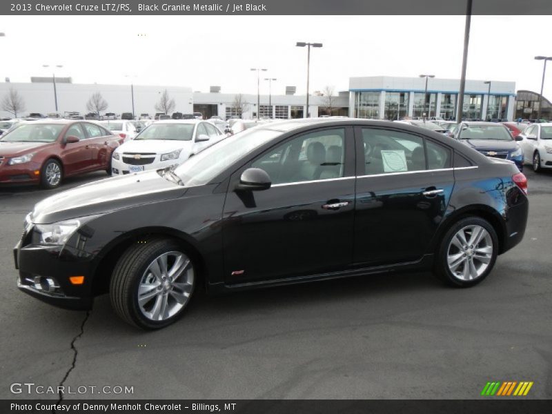 Black Granite Metallic / Jet Black 2013 Chevrolet Cruze LTZ/RS