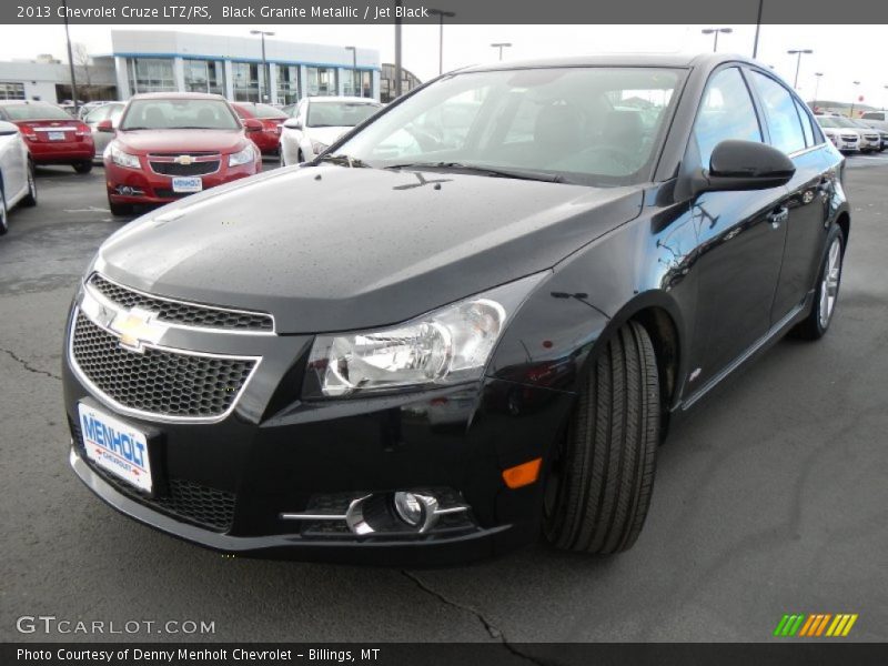 Black Granite Metallic / Jet Black 2013 Chevrolet Cruze LTZ/RS