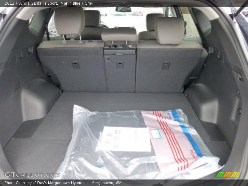 Marlin Blue / Gray 2013 Hyundai Santa Fe Sport