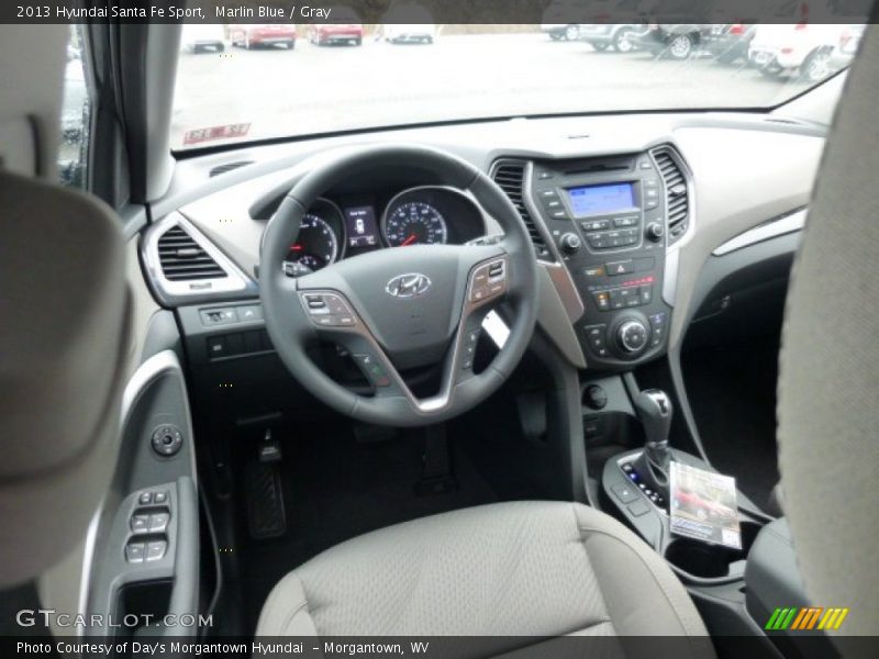 Marlin Blue / Gray 2013 Hyundai Santa Fe Sport