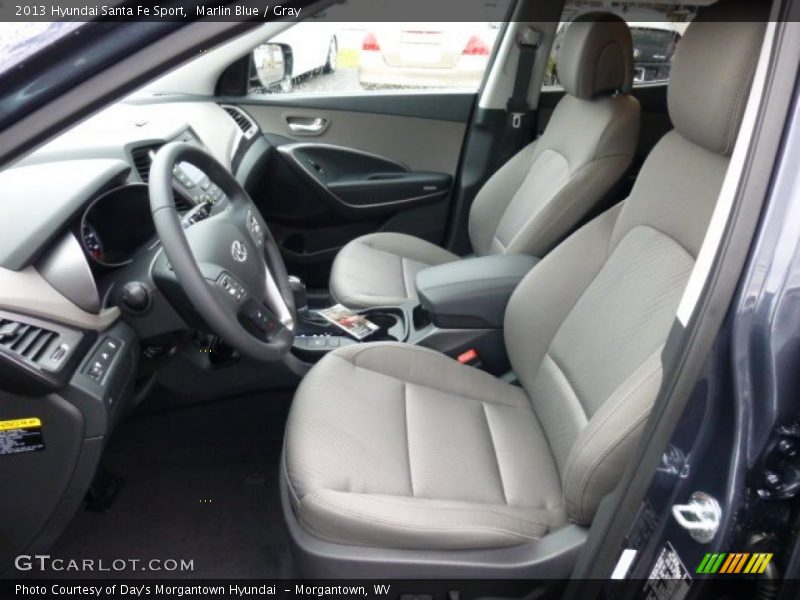 Marlin Blue / Gray 2013 Hyundai Santa Fe Sport