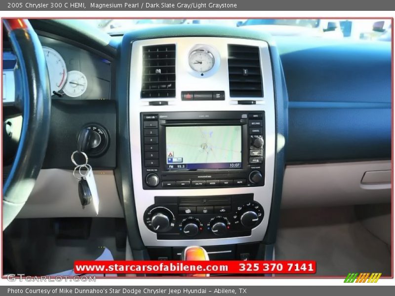Magnesium Pearl / Dark Slate Gray/Light Graystone 2005 Chrysler 300 C HEMI