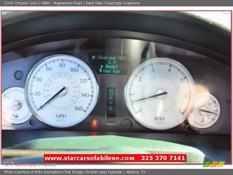 Magnesium Pearl / Dark Slate Gray/Light Graystone 2005 Chrysler 300 C HEMI