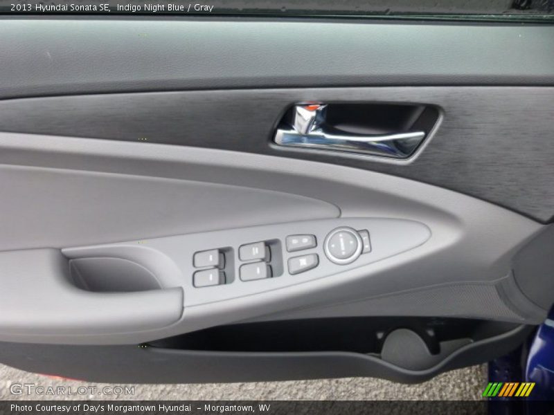 Indigo Night Blue / Gray 2013 Hyundai Sonata SE