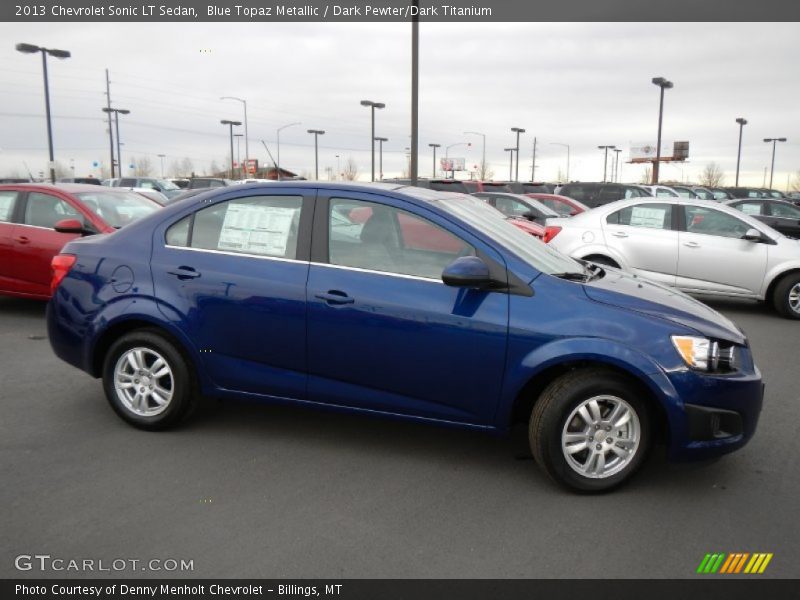  2013 Sonic LT Sedan Blue Topaz Metallic