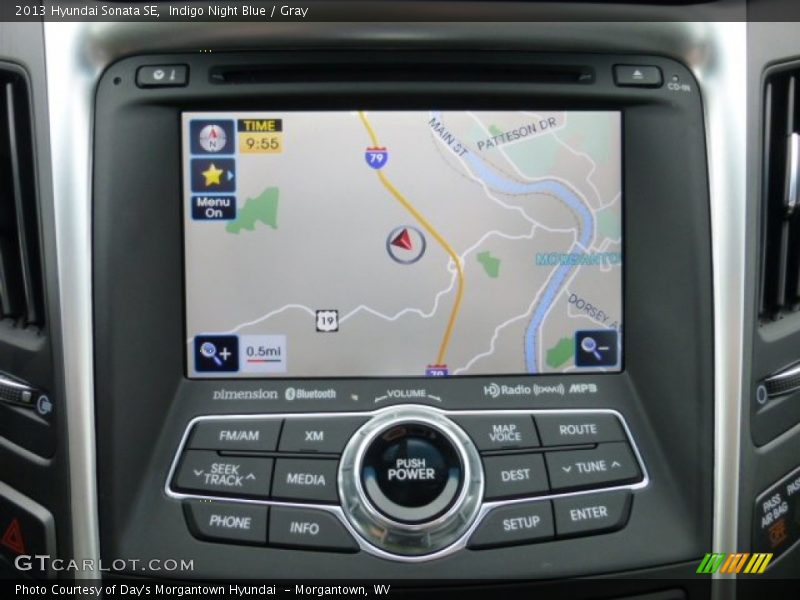 Navigation of 2013 Sonata SE