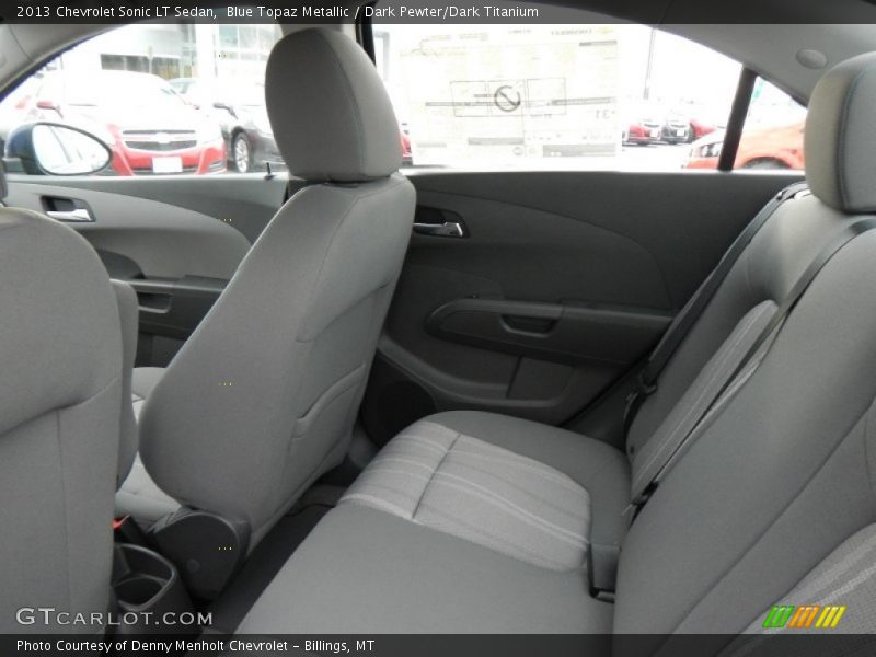 Blue Topaz Metallic / Dark Pewter/Dark Titanium 2013 Chevrolet Sonic LT Sedan
