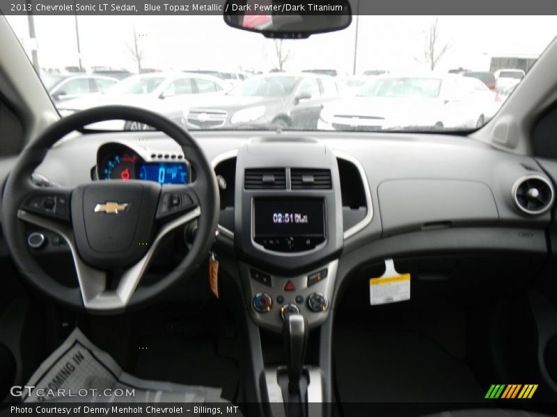 Dashboard of 2013 Sonic LT Sedan