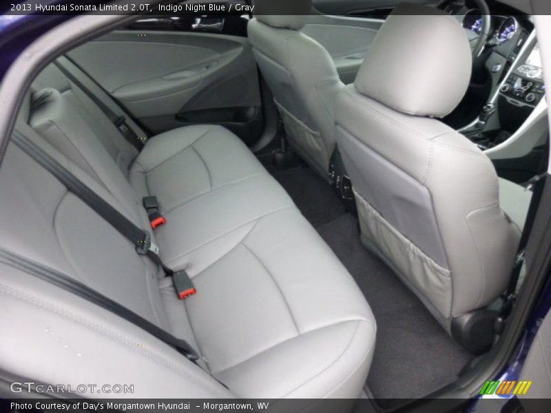 Indigo Night Blue / Gray 2013 Hyundai Sonata Limited 2.0T