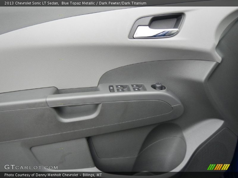 Blue Topaz Metallic / Dark Pewter/Dark Titanium 2013 Chevrolet Sonic LT Sedan