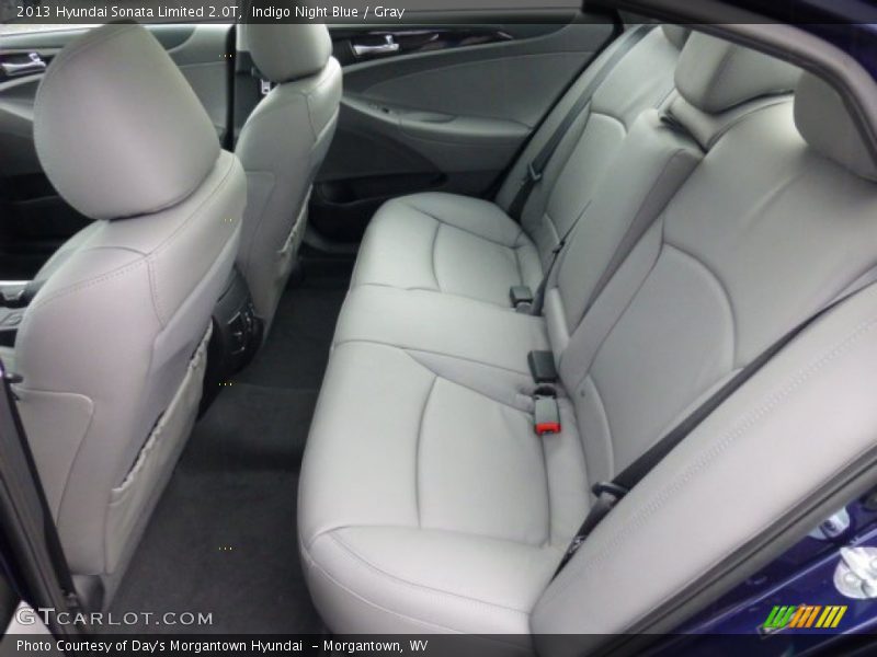 Indigo Night Blue / Gray 2013 Hyundai Sonata Limited 2.0T