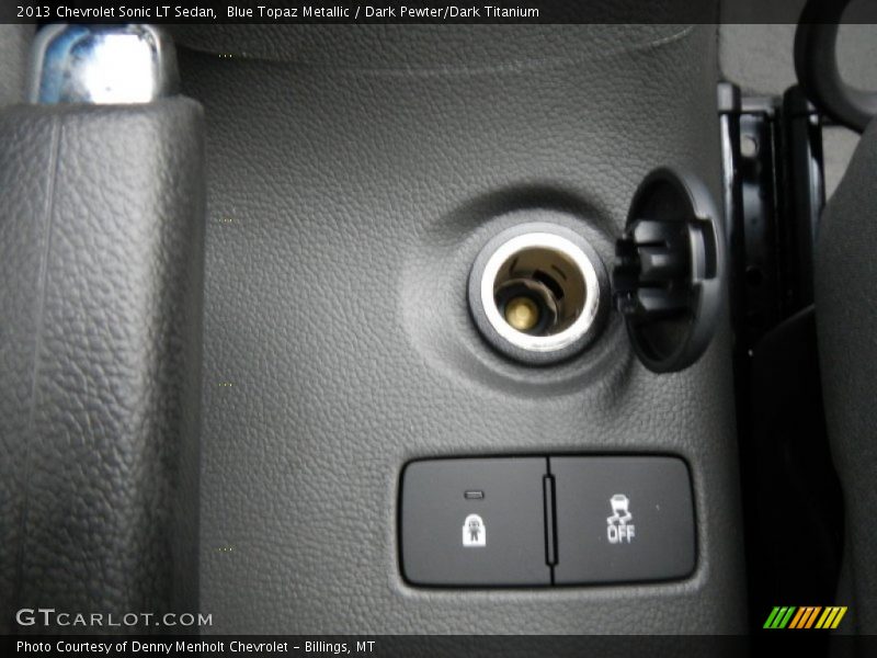 Blue Topaz Metallic / Dark Pewter/Dark Titanium 2013 Chevrolet Sonic LT Sedan