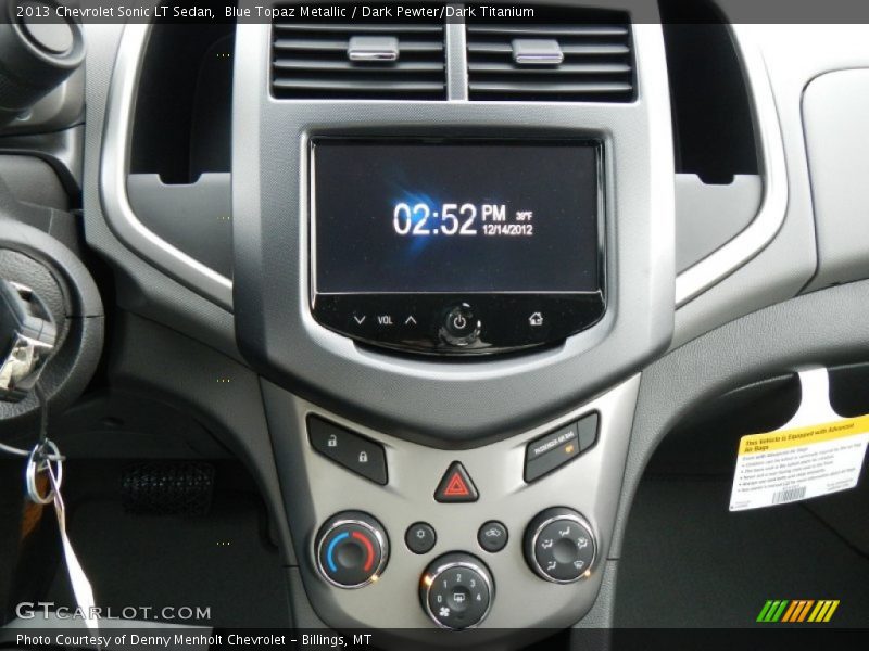 Controls of 2013 Sonic LT Sedan