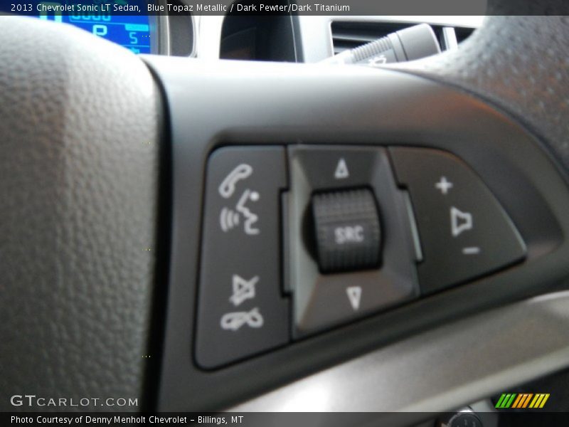 Blue Topaz Metallic / Dark Pewter/Dark Titanium 2013 Chevrolet Sonic LT Sedan