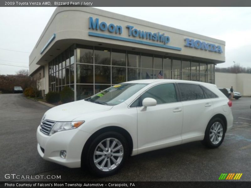 Blizzard Pearl / Ivory 2009 Toyota Venza AWD