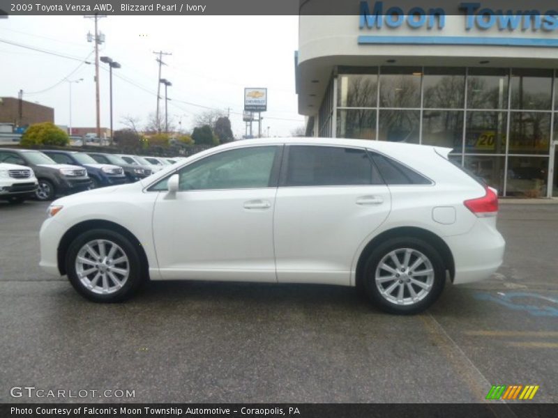 Blizzard Pearl / Ivory 2009 Toyota Venza AWD