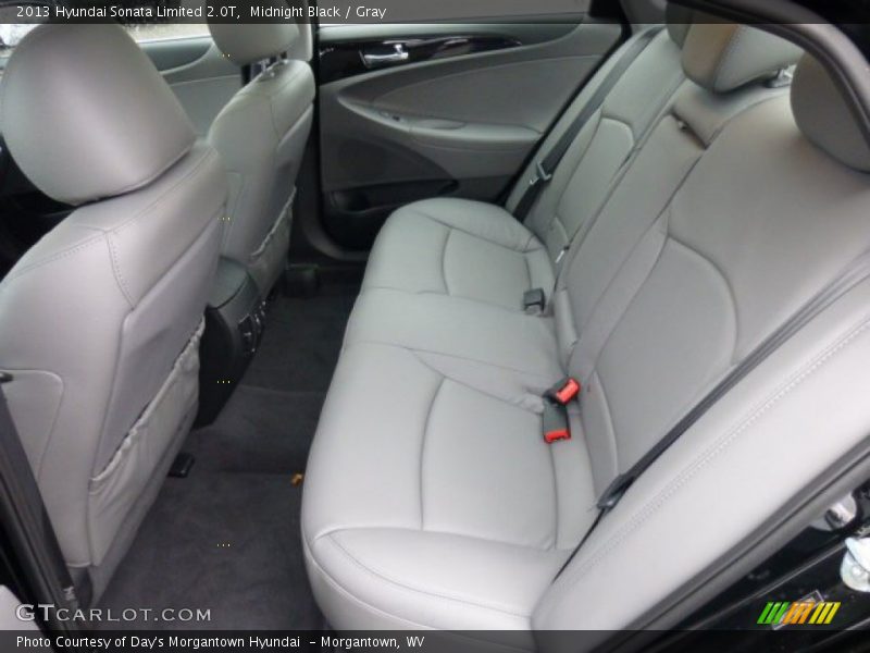 Midnight Black / Gray 2013 Hyundai Sonata Limited 2.0T