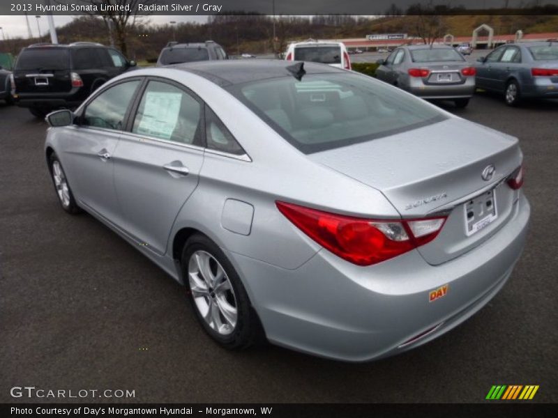 Radiant Silver / Gray 2013 Hyundai Sonata Limited
