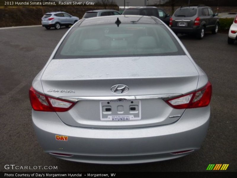 Radiant Silver / Gray 2013 Hyundai Sonata Limited
