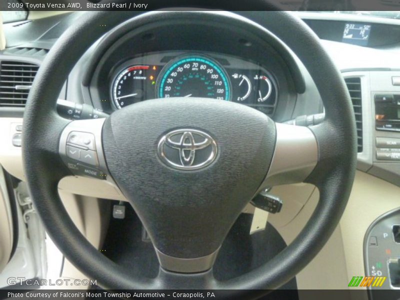 Blizzard Pearl / Ivory 2009 Toyota Venza AWD