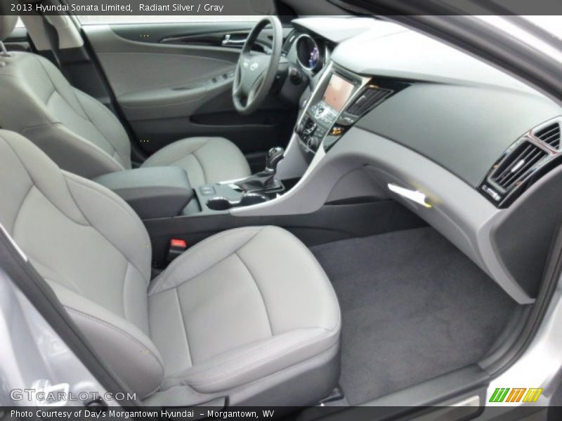 Radiant Silver / Gray 2013 Hyundai Sonata Limited
