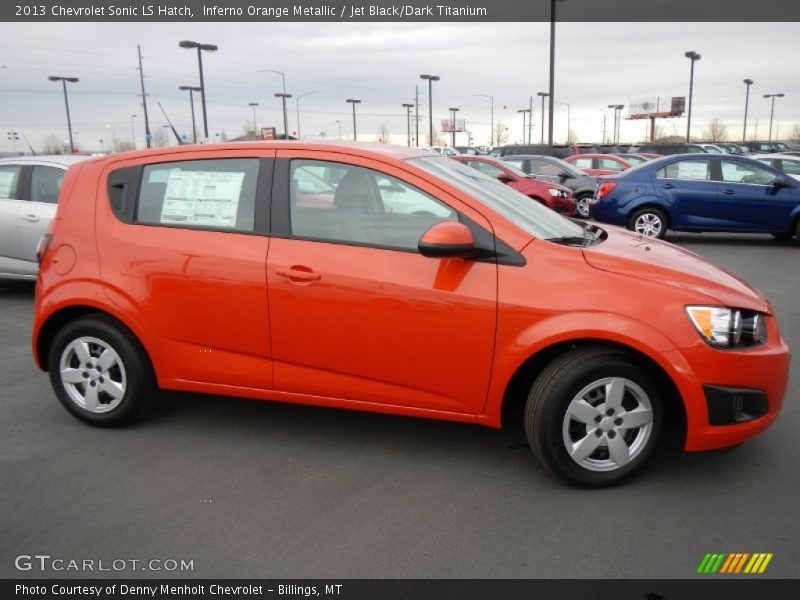  2013 Sonic LS Hatch Inferno Orange Metallic