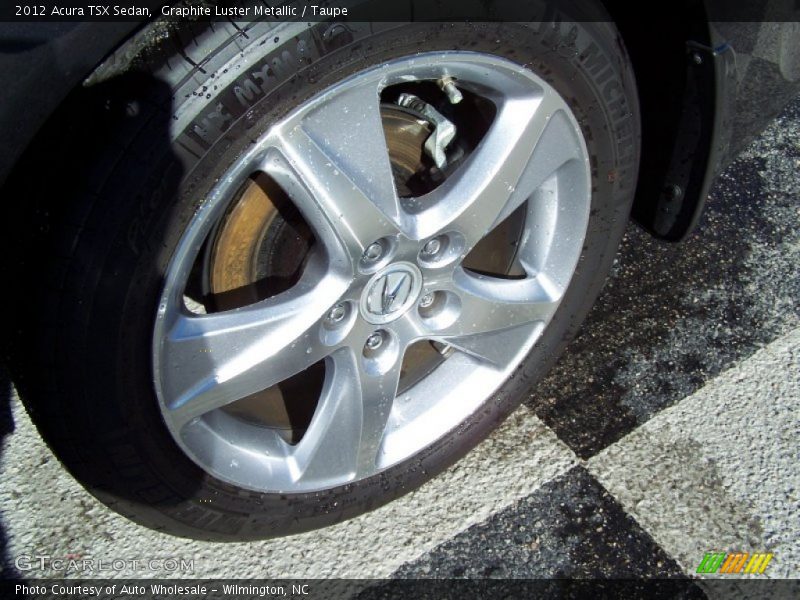 Graphite Luster Metallic / Taupe 2012 Acura TSX Sedan