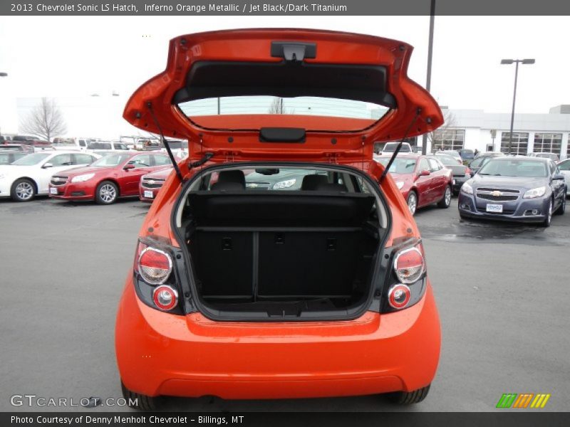 Inferno Orange Metallic / Jet Black/Dark Titanium 2013 Chevrolet Sonic LS Hatch