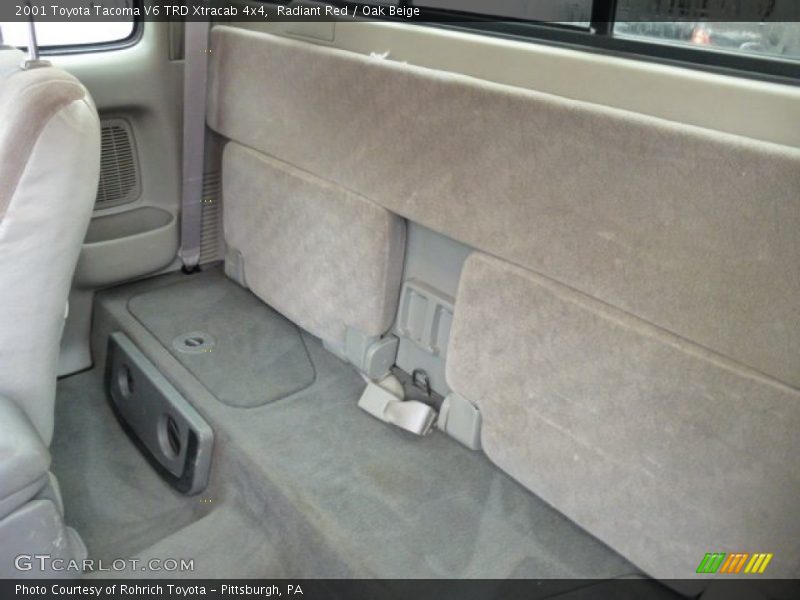 Radiant Red / Oak Beige 2001 Toyota Tacoma V6 TRD Xtracab 4x4