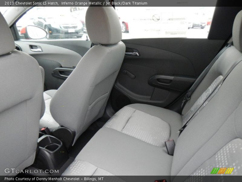 Inferno Orange Metallic / Jet Black/Dark Titanium 2013 Chevrolet Sonic LS Hatch