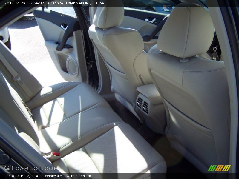 Graphite Luster Metallic / Taupe 2012 Acura TSX Sedan
