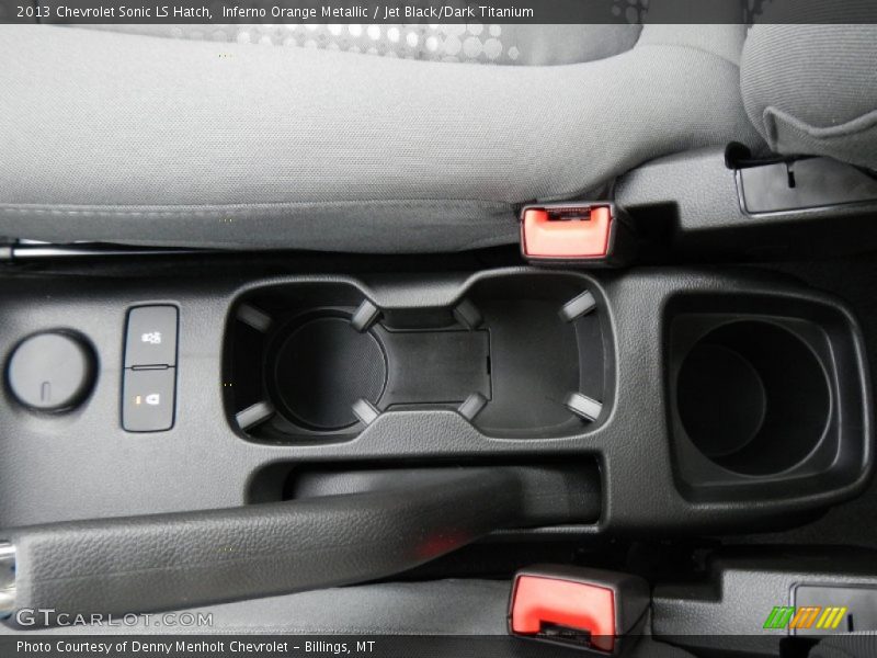 Inferno Orange Metallic / Jet Black/Dark Titanium 2013 Chevrolet Sonic LS Hatch