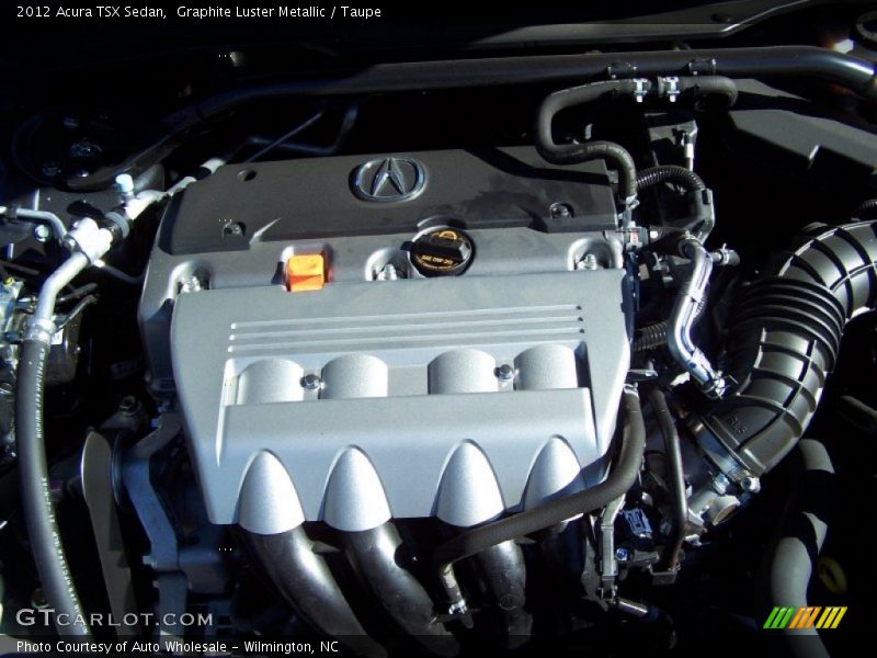 Graphite Luster Metallic / Taupe 2012 Acura TSX Sedan