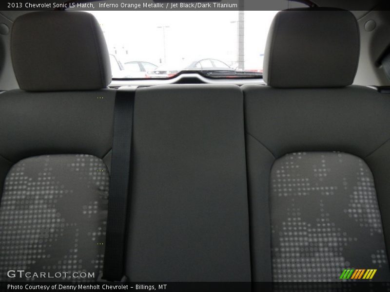 Inferno Orange Metallic / Jet Black/Dark Titanium 2013 Chevrolet Sonic LS Hatch