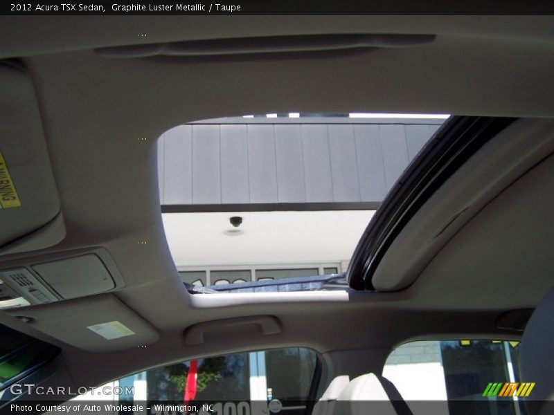Graphite Luster Metallic / Taupe 2012 Acura TSX Sedan