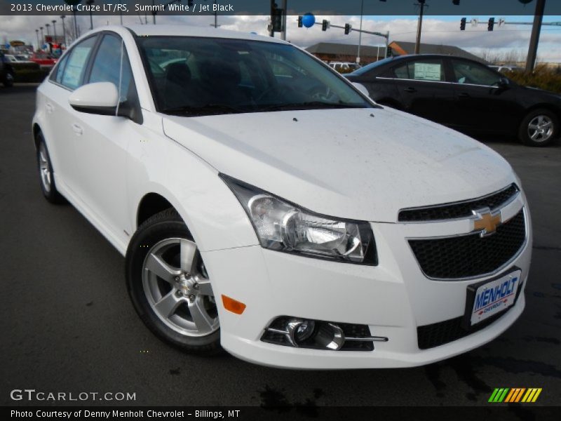 Summit White / Jet Black 2013 Chevrolet Cruze LT/RS