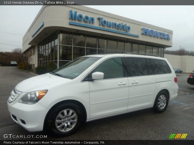 Taffeta White / Beige 2010 Honda Odyssey EX-L