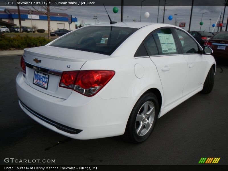 Summit White / Jet Black 2013 Chevrolet Cruze LT/RS