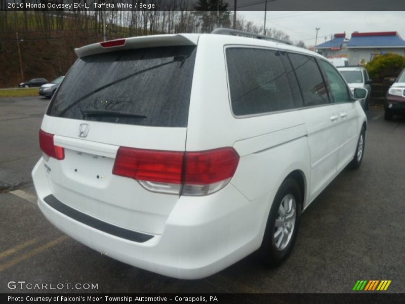 Taffeta White / Beige 2010 Honda Odyssey EX-L