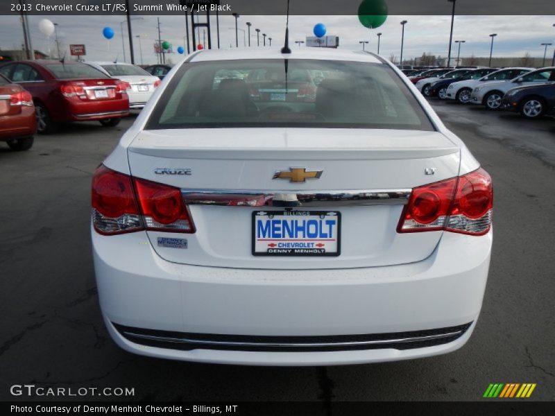 Summit White / Jet Black 2013 Chevrolet Cruze LT/RS