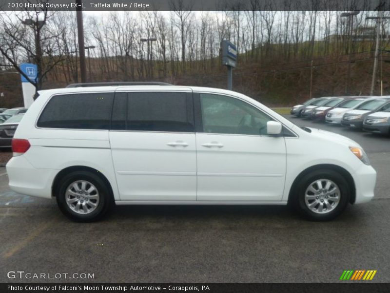 Taffeta White / Beige 2010 Honda Odyssey EX-L
