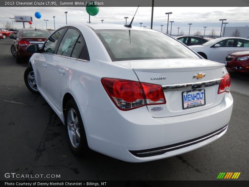 Summit White / Jet Black 2013 Chevrolet Cruze LT/RS
