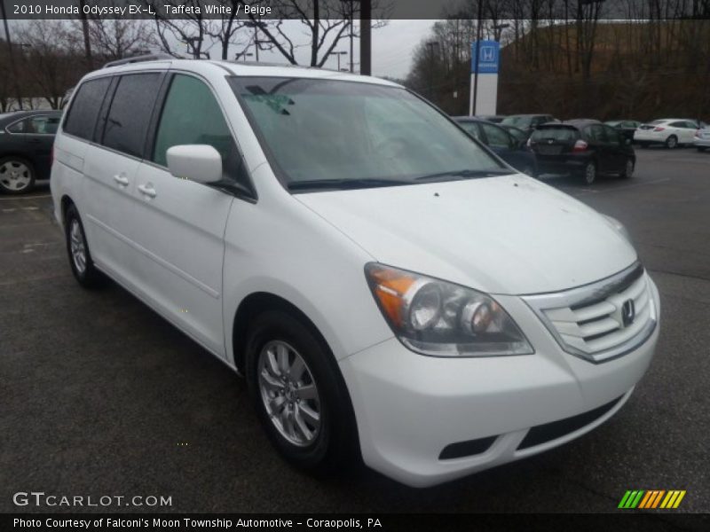 Taffeta White / Beige 2010 Honda Odyssey EX-L
